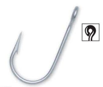 VMC 9170PS Permasteel Closed Eye Siwash Hook Size #6/0