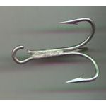 Lot De 25 Hameçons Triples Mustad 35517-DT 4/0 - Anneau Ouvert, Renforcés 3X, Pour Eau Salée