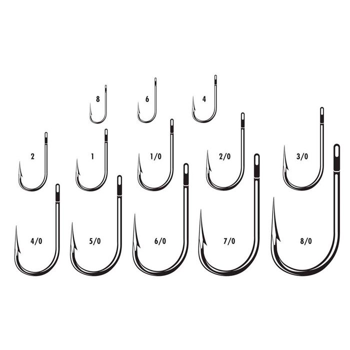 1000 Hameçons Siwash Ouverts Taille 6 – Gerry's Tackle GT 9171 Nickel