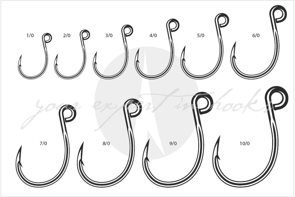 VMC 7266PS Permasteel 4X Inline Single Hook #3/0